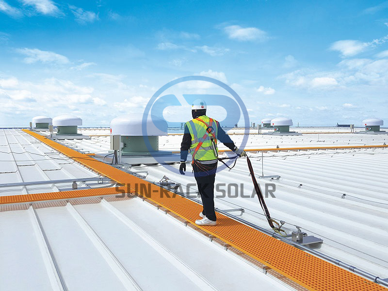 Solar Rooftop Walkway